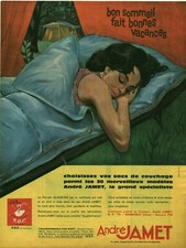Publicité ancienne couchage d'occasion  France
