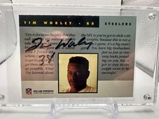 1991 Pro Line Portraits autógrafo automático Tim Worley comprar usado  Enviando para Brazil