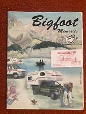 Bigfoot camper brochure for sale  Providence