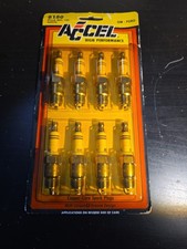 Velas de ignição NOS ACCEL 8180 núcleo de cobre resistor 586 pacote com 8 comprar usado  Enviando para Brazil