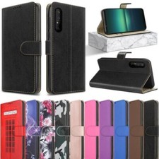 Für Sony Xperia 1 10 VI IV 5 III L4 Xz XA2 Hülle Leder Klappetui Hülle Telefon, używany na sprzedaż  Wysyłka do Poland