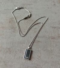 Emporio armani necklace for sale  HULL