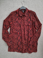 Red snakeskin effect for sale  BRISTOL
