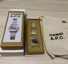Usado, Relógio digital CASIO APC dourado caixa de resina com aço inoxidável – retrô/antigo comprar usado  Enviando para Brazil