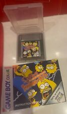 Nintendo gameboy simpsons for sale  BALA