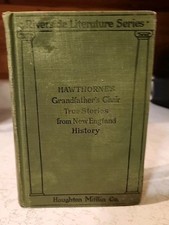 Hawthorn's GRANDFATHER 'S CHAIR, TRUE STORIES FRON NEW ENGLAND HISTORY segunda mano  Embacar hacia Mexico
