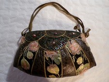 Borsa borbonese leather usato  Italia