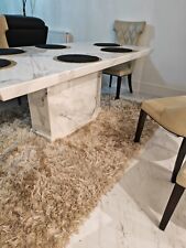 White marble dining for sale  CRAMLINGTON