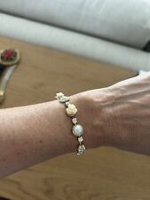 Roses hearts bracelet for sale  NEW MALDEN