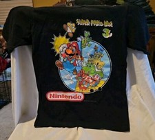 Camiseta Vintage Nintendo Super Mario Bros 3 1990 Tamanho Juvenil Média Muito Rara comprar usado  Enviando para Brazil