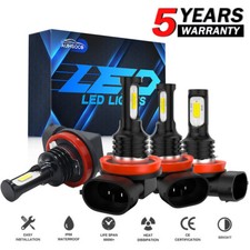 Faróis de LED combo 10000K feixe alto baixo para Nissan Sentra 2013-2018 2019 comprar usado  Enviando para Brazil