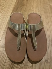 Gold sparkle fitflops for sale  CAMBRIDGE