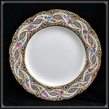 Superbe assiette porcelaine d'occasion  Auzat