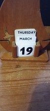 Vintage wooden perpetual for sale  HULL