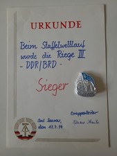 Abzeichen urkunde pionierlager gebraucht kaufen  Ingelheim am Rhein