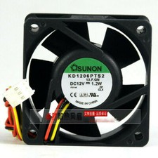 Ventilador de refrigeração silencioso fonte de alimentação chassi SUNON 6025 6CM KD1206PTS2 12V 1.2W comprar usado  Enviando para Brazil