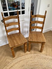 Pine ladder back for sale  DRONFIELD