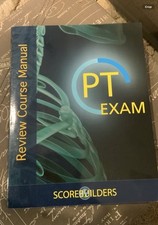 SCOREBUILDERS PT EXAM: ON-CAMPUS REVIEW COURSE Manual Great Condition! comprar usado  Enviando para Brazil