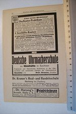 Alte werbung uhrmacherschule gebraucht kaufen  Meißen