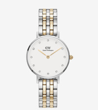 DANIEL WELLINGTON PETITE LUMINE 5-LINK DOIS TONS - PRATA/OURO, usado comprar usado  Enviando para Brazil