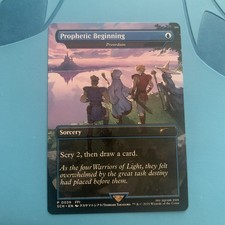 MTG Final Fantasy Prophetic Beginning Preordain P 0039 arte estendida promocional comprar usado  Enviando para Brazil
