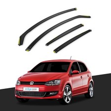 Defletores de vento VW Polo MK5 2009-2017 5 portas hatchback 4 peças coloridas comprar usado  Enviando para Brazil