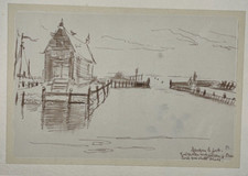 Harfleur normandie dessin d'occasion  Pluvigner