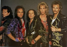 Scorpions 5xsigniert frühe gebraucht kaufen  Tangstedt