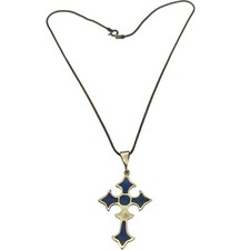 Blue enamel cross for sale  HAVERFORDWEST