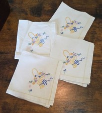 Vintage napkins embroidered for sale  Cape Coral