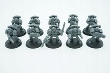 Używany, Warhammer 40k Space Marines Oddział Taktyczny zestaw 10 plastikowych miniatur na sprzedaż  PL