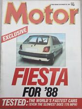 Motor magazine september for sale  COLCHESTER