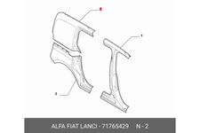 71765429 parafango fiat usato  Castelvetrano