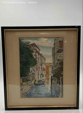 Venetian canal etching for sale  Detroit
