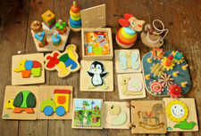 Setzpuzzel holzspielzeug kinde gebraucht kaufen  Deutschland