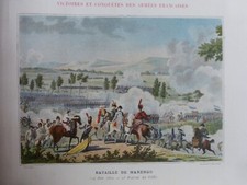 1 gravura 1800 exército francês conquista vitória batalha de Marengo comprar usado  Enviando para Brazil