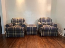Club chairs ottoman for sale  Decatur