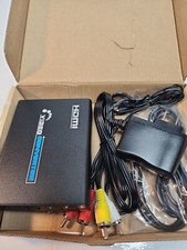 Conversor AV + S-Video HDMI adaptador AV R/L áudio 1080P escalador comprar usado Conversor AV + S-Video HDMI adaptador AV R/L áudio 1080P escalador comprar usado  Enviando para Brazil