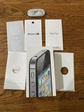 iPhone 4S preto 32gb SOMENTE CAIXA vem com fones de ouvido OEM sem telefone comprar usado  Enviando para Brazil