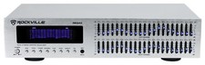 Equalizador Rockville REQ42-B prata 19" montagem em rack 2 x 21 banda equalizador comprar usado  Enviando para Brazil