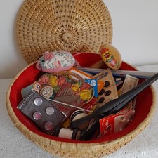Vintage wicker sewing for sale  BALLYCLARE