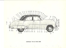 1951 chevrolet door for sale  Waukesha