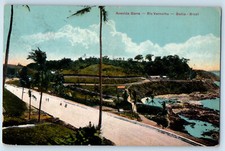 Cartão postal Bahia Brasil Avenida Barra Rio Vermelho 1915 antigo publicado comprar usado  Enviando para Brazil