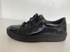 Gabor black patent for sale  REDCAR