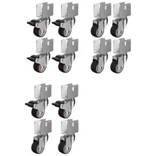 Rueda de goma suave universal de 4 piezas de 1,5 pulgadas para accesorios de silla de carro de plataforma segunda mano  Embacar hacia Mexico