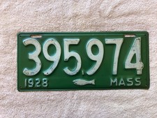 1928 massachusetts license for sale  Santa Rosa