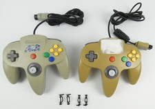 2x N64 Original Controller Nintendo 64 Grau inkl. 2x Replacement gear repair set comprar usado  Enviando para Brazil