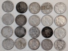 Peace silver dollars for sale  Feeding Hills