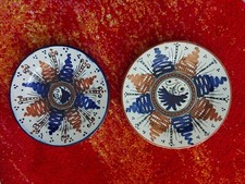 Coppia piattini ceramica usato  Roma