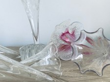 Victorian glass epergne for sale  UK